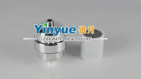 Shower Filter with Silver Color with Laser Logo